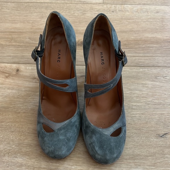 Marc by Marc Jacobs Mary Jane Pumps Stacked Heel Platform - Picture 6 of 15